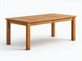 Table de jardin - bois - 200x100x75 cm - naturel - extérieur