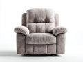 Fauteuil relax-Tissu-96x88x104 cm-Gris taupe-Contemporain